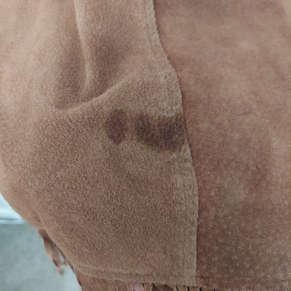 Vintage Leather Gallery Brown Fringe Jacket - Picture 4 of 12